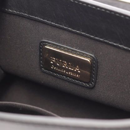 メトロポリス ミニ スタッズ チェーンショルダーバッグ レザー ブラック フルラ バッグ FURLA