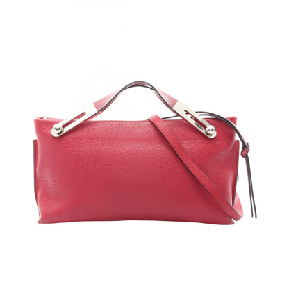ミッシー スモール 2way ハンドバッグ レザー ピンクレッド ロエベ バッグ LOEWE