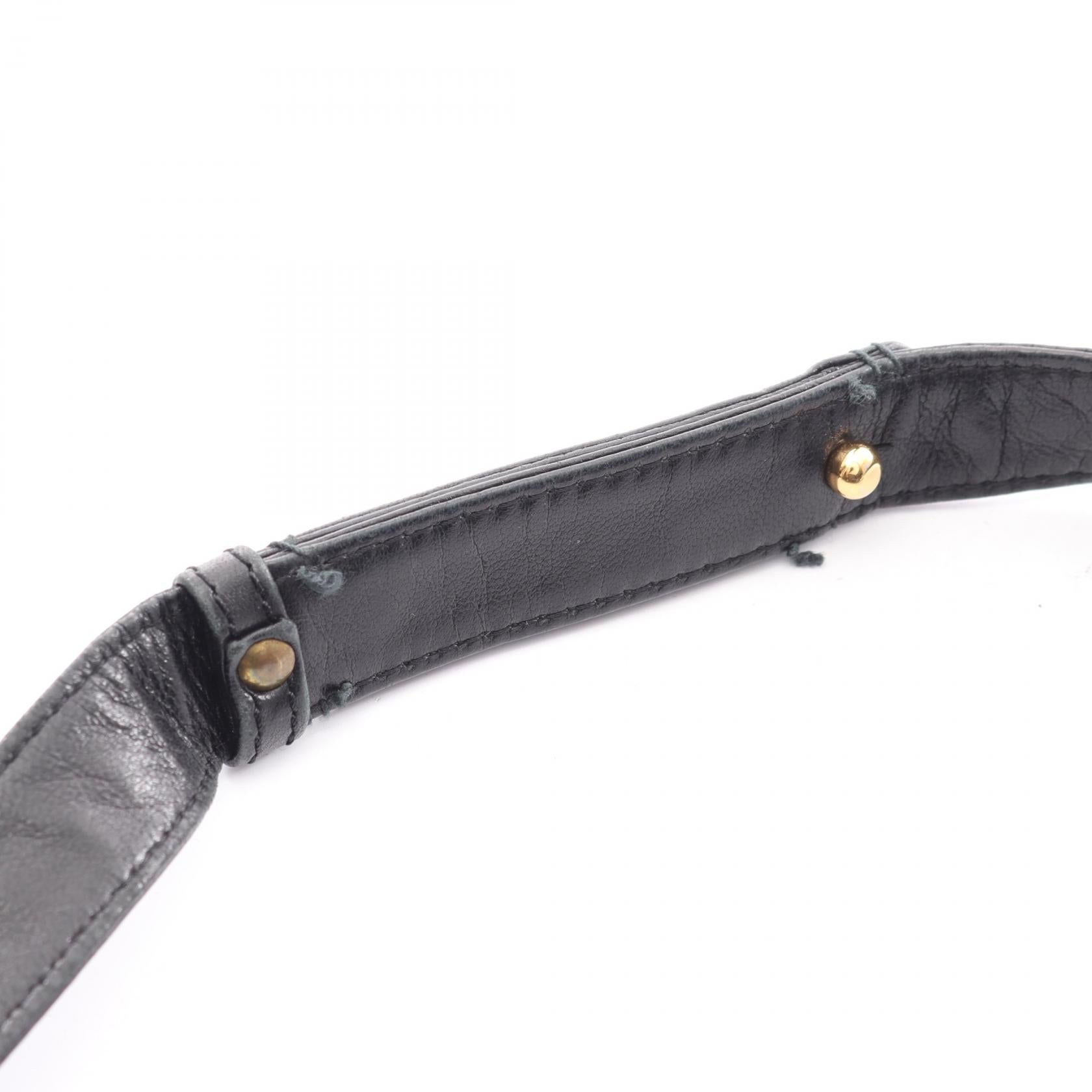アナグラム ショルダーバッグ レザー ブラック ロエベ バッグ LOEWE