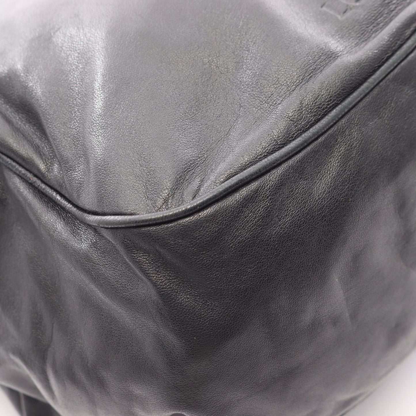 アナグラム ショルダーバッグ レザー ブラック ロエベ バッグ LOEWE