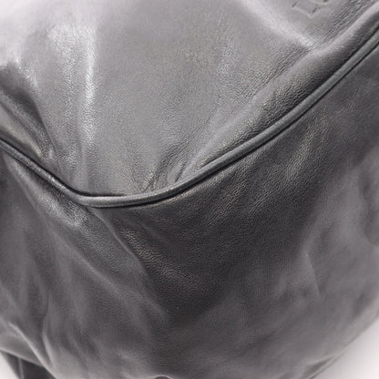 アナグラム ショルダーバッグ レザー ブラック ロエベ バッグ LOEWE