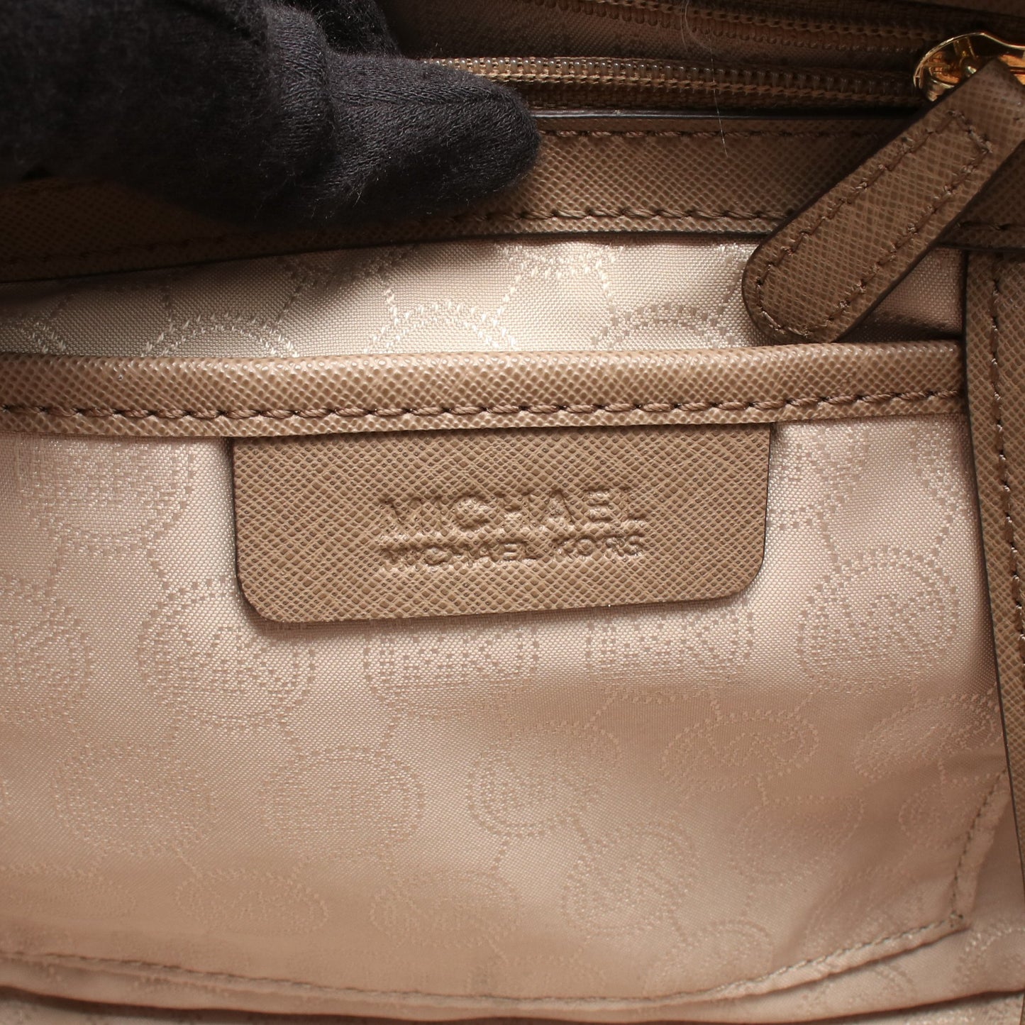 SELMA セルマ ラージ 2WAY ハンドバッグ レザー グレーブラウン マイケルコース バッグ MICHAEL KORS