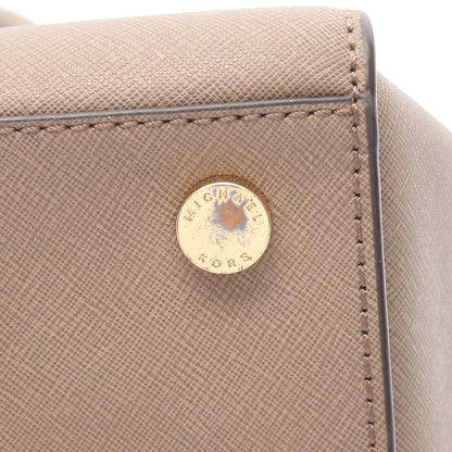 SELMA セルマ ラージ 2WAY ハンドバッグ レザー グレーブラウン マイケルコース バッグ MICHAEL KORS