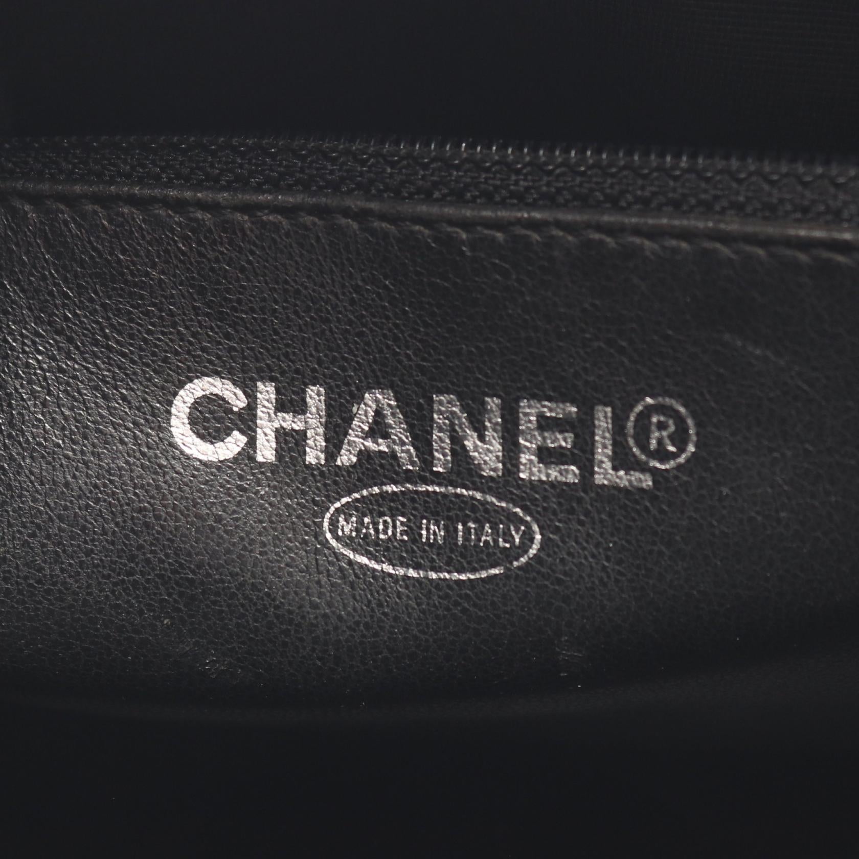 復刻トート ハンドバッグ トートバッグ キャビアスキン ブラック シルバー金具 シャネル バッグ CHANEL