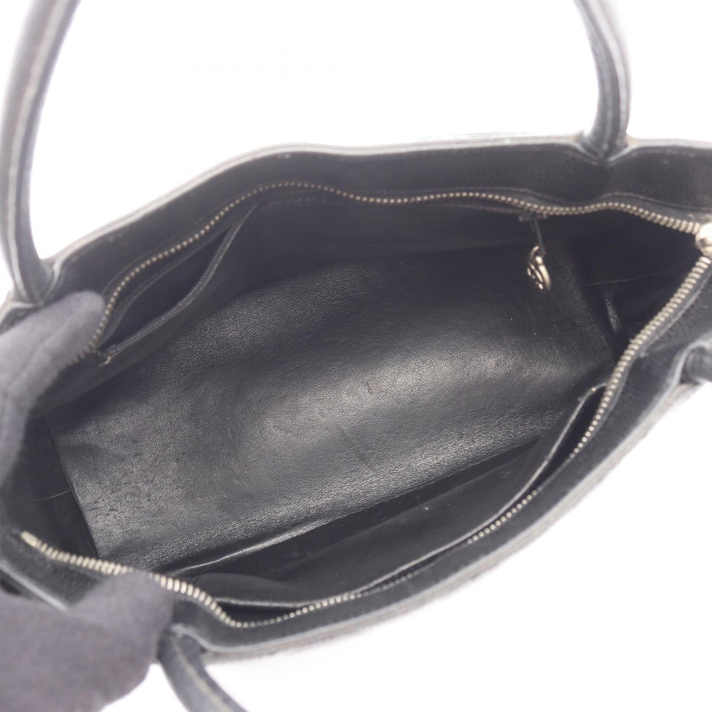 復刻トート ハンドバッグ トートバッグ キャビアスキン ブラック シルバー金具 シャネル バッグ CHANEL
