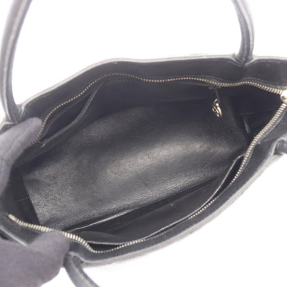 復刻トート ハンドバッグ トートバッグ キャビアスキン ブラック シルバー金具 シャネル バッグ CHANEL