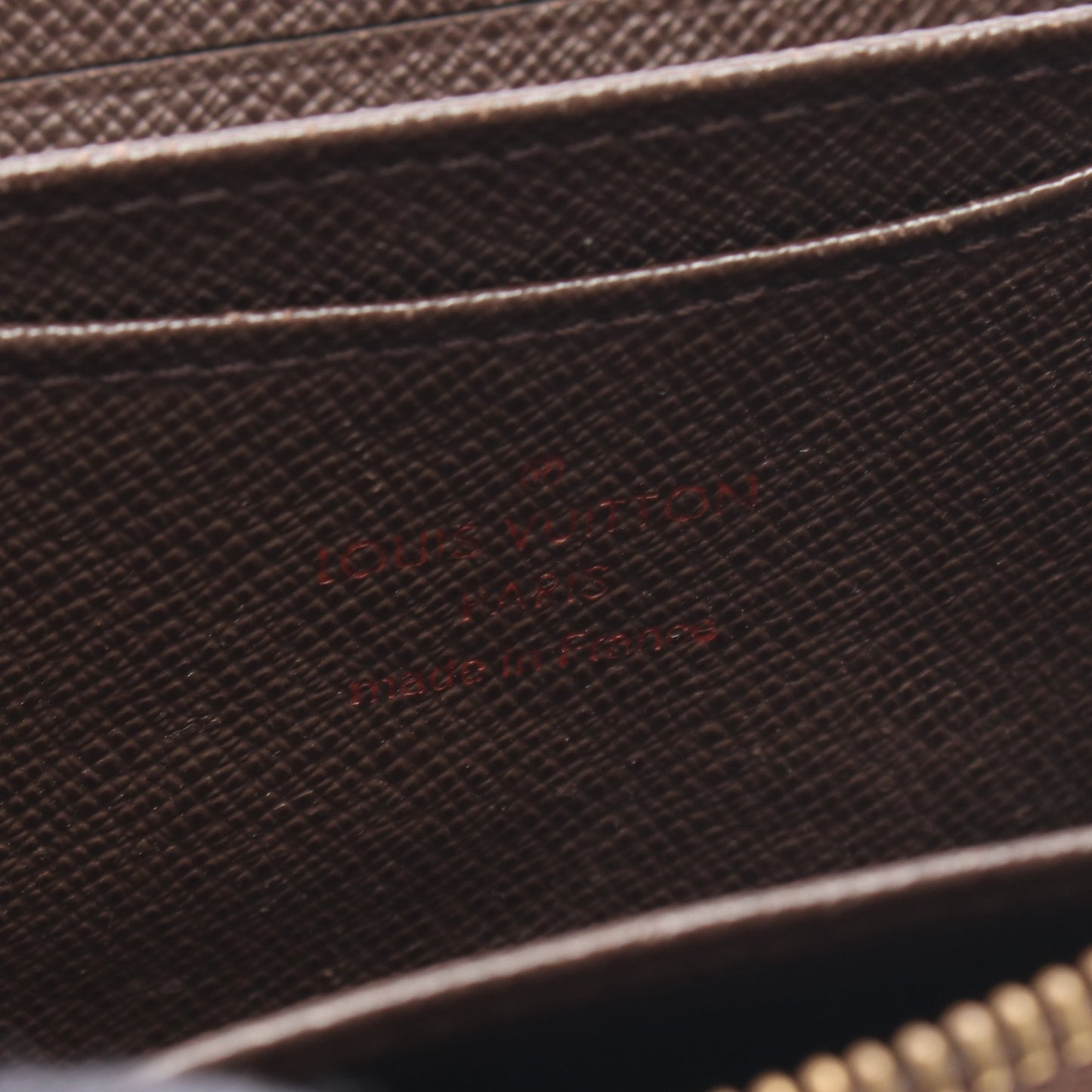 ジッピーコインパース ダミエエベヌ コインケース PVC ブラウン ルイヴィトン 財布・小物 LOUIS VUITTON
