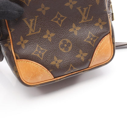 アマゾン モノグラム ショルダーバッグ PVC レザー ブラウン ルイヴィトン バッグ LOUIS VUITTON