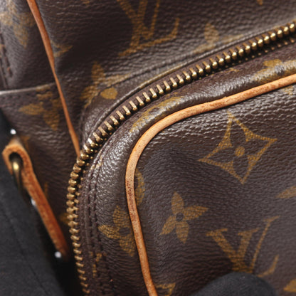 アマゾン モノグラム ショルダーバッグ PVC レザー ブラウン ルイヴィトン バッグ LOUIS VUITTON