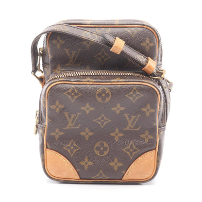 アマゾン モノグラム ショルダーバッグ PVC レザー ブラウン ルイヴィトン バッグ LOUIS VUITTON