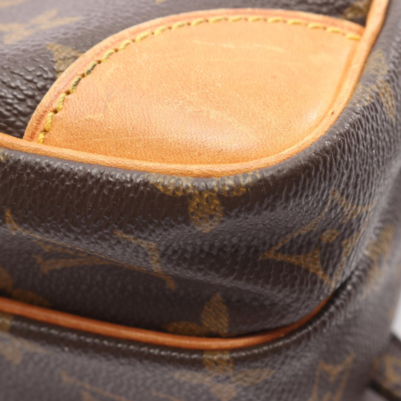 アマゾン モノグラム ショルダーバッグ PVC レザー ブラウン ルイヴィトン バッグ LOUIS VUITTON