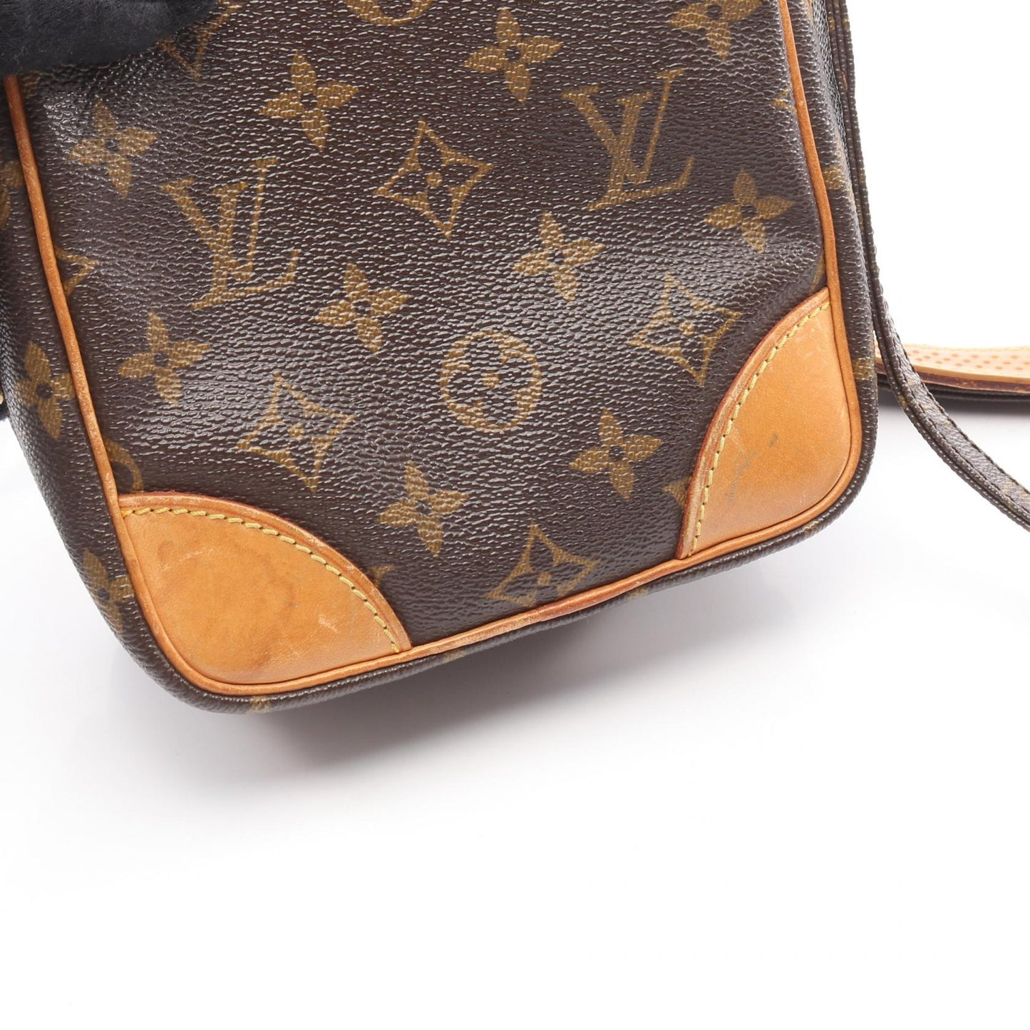 アマゾン モノグラム ショルダーバッグ PVC レザー ブラウン ルイヴィトン バッグ LOUIS VUITTON