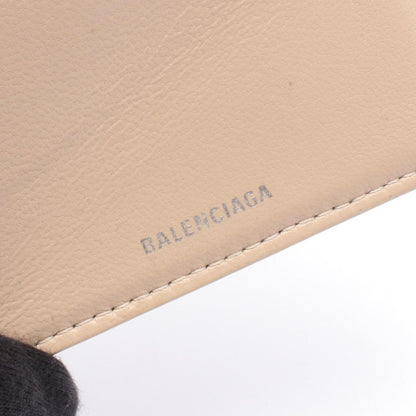 タッチ ミニ ウォレット 三つ折り財布 レザー ベージュ バレンシアガ 財布・小物 BALENCIAGA