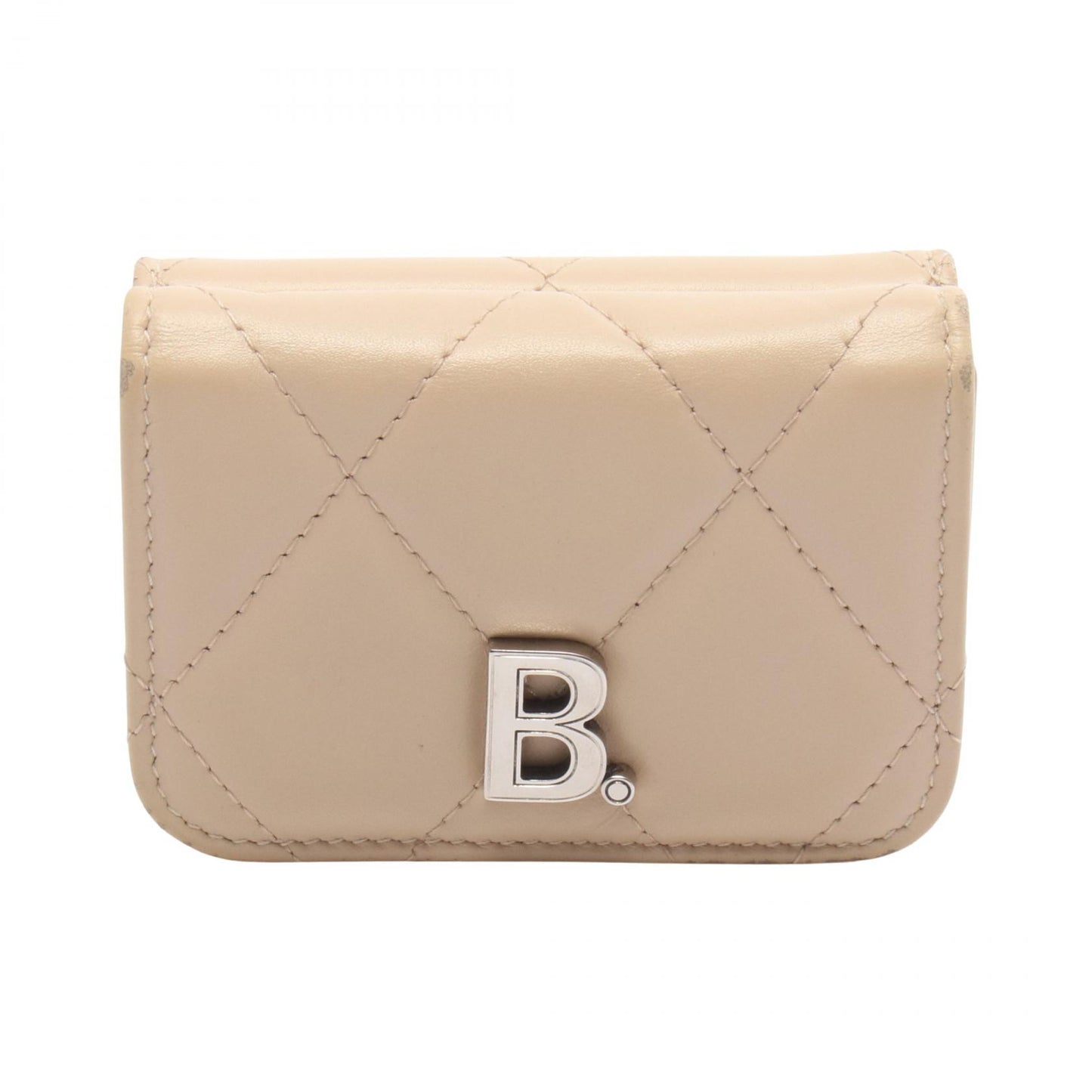 タッチ ミニ ウォレット 三つ折り財布 レザー ベージュ バレンシアガ 財布・小物 BALENCIAGA