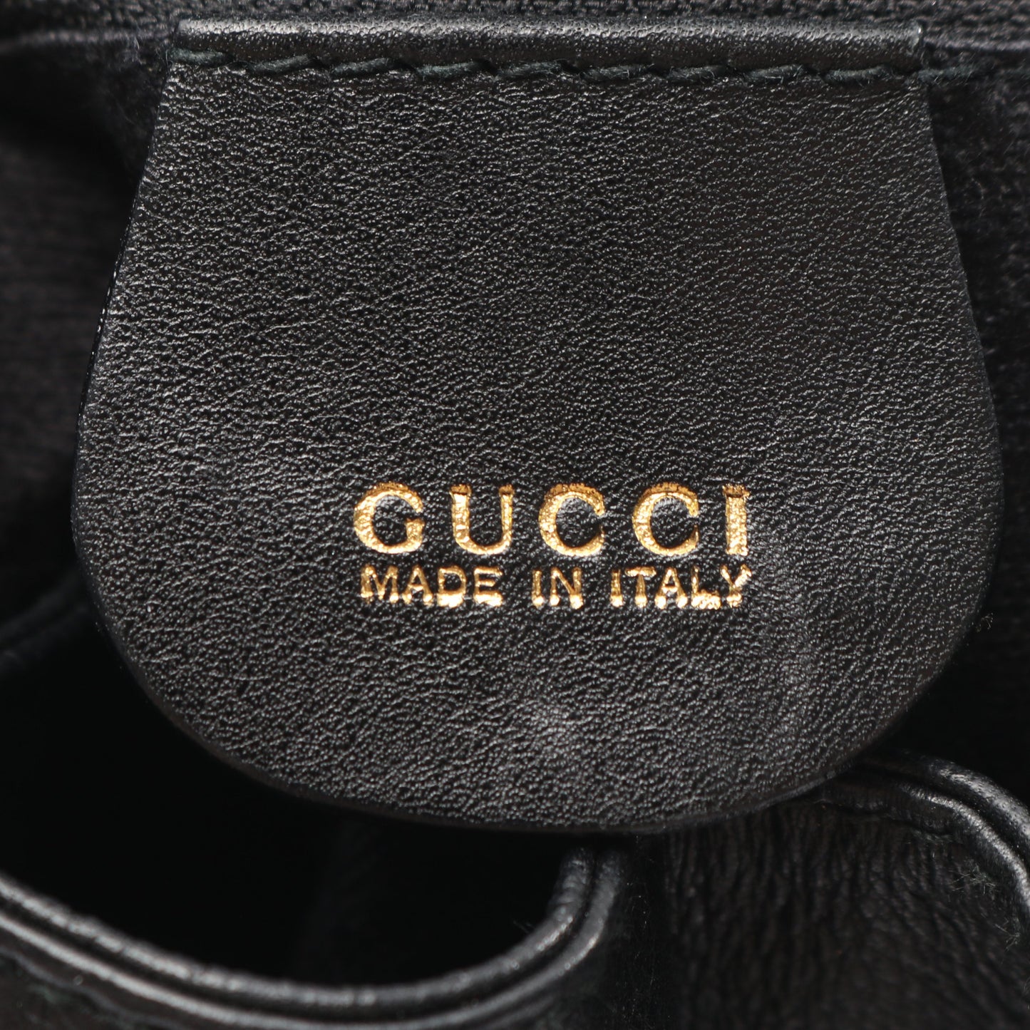 バンブー バックパック リュックサック レザー ブラック グッチ バッグ GUCCI