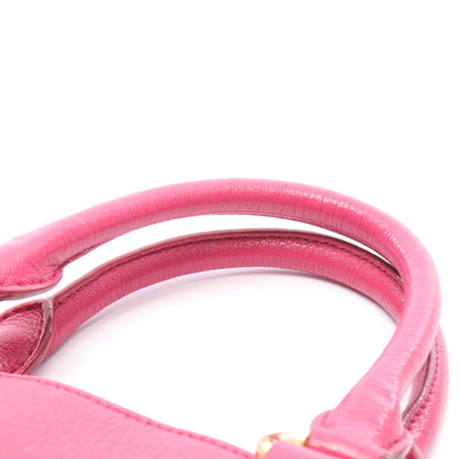 マドラス 2WAY ハンドバッグ レザー ピンクパープル ミュウミュウ バッグ miu miu