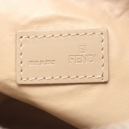 ズッキーノ ハンドバッグ キャンバス レザー ベージュ フェンディ バッグ FENDI