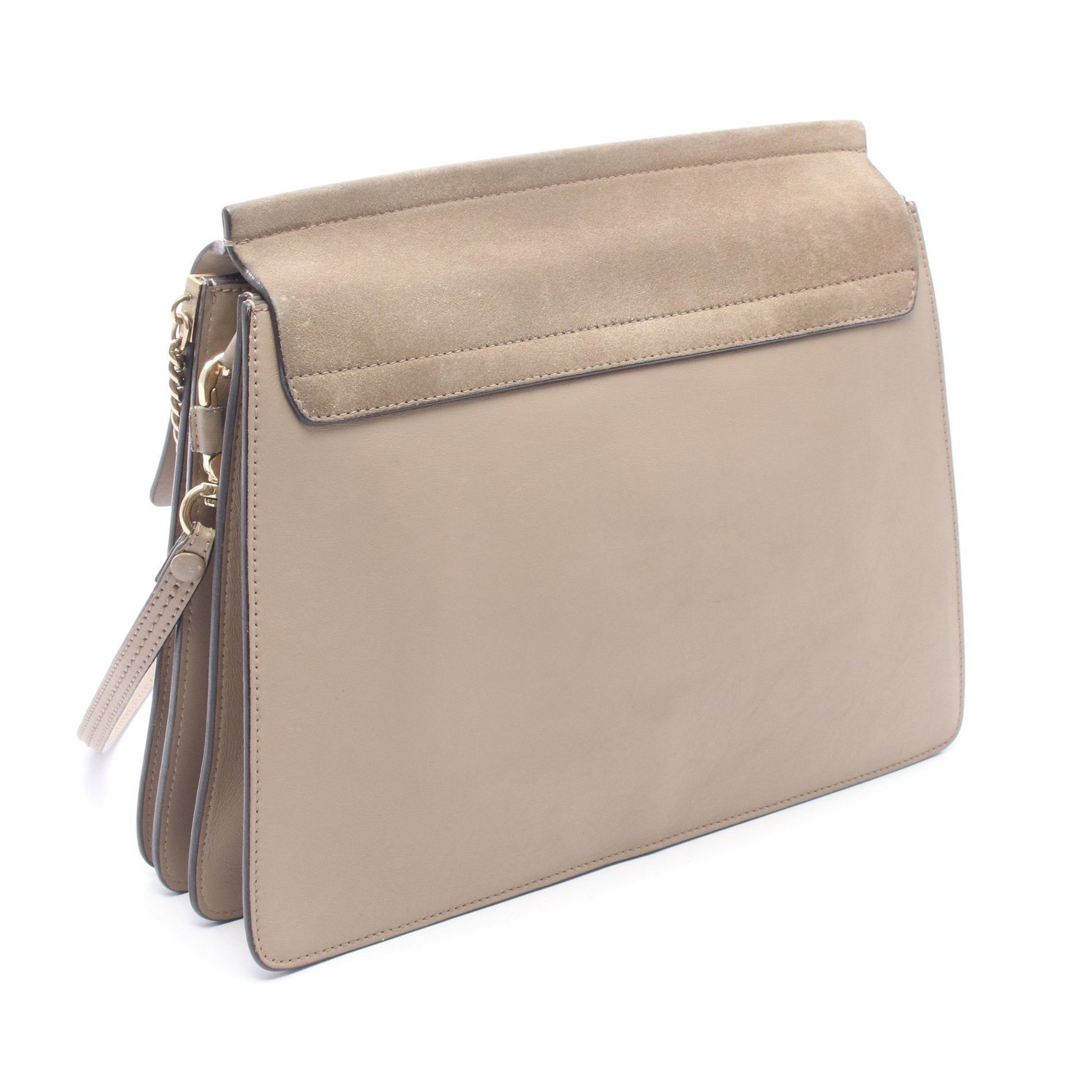フェイ ショルダーバッグ ショルダーバッグ スエード レザー グレーベージュ クロエ バッグ Chloe