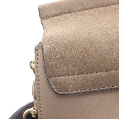 フェイ ショルダーバッグ ショルダーバッグ スエード レザー グレーベージュ クロエ バッグ Chloe