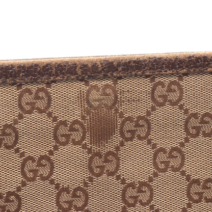 GGキャンバス ショルダーバッグ キャンバス レザー ベージュ ブラウン グッチ バッグ GUCCI
