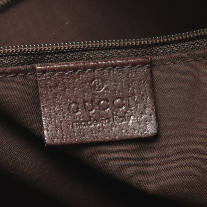 GGキャンバス ショルダーバッグ キャンバス レザー ベージュ ブラウン グッチ バッグ GUCCI