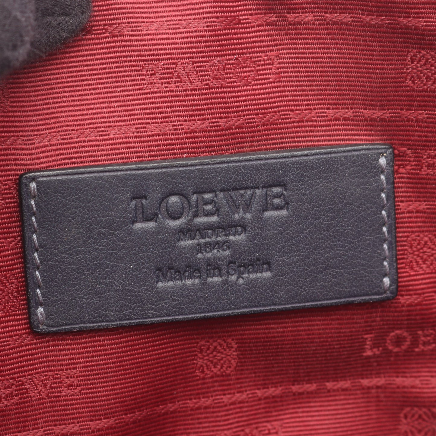 トレド ブリーフケース ビジネスバッグ レザー ネイビー ブラック ロエベ バッグ LOEWE