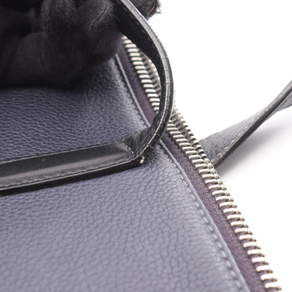 トレド ブリーフケース ビジネスバッグ レザー ネイビー ブラック ロエベ バッグ LOEWE