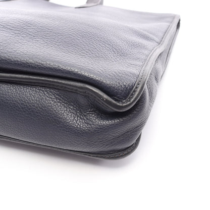 トレド ブリーフケース ビジネスバッグ レザー ネイビー ブラック ロエベ バッグ LOEWE
