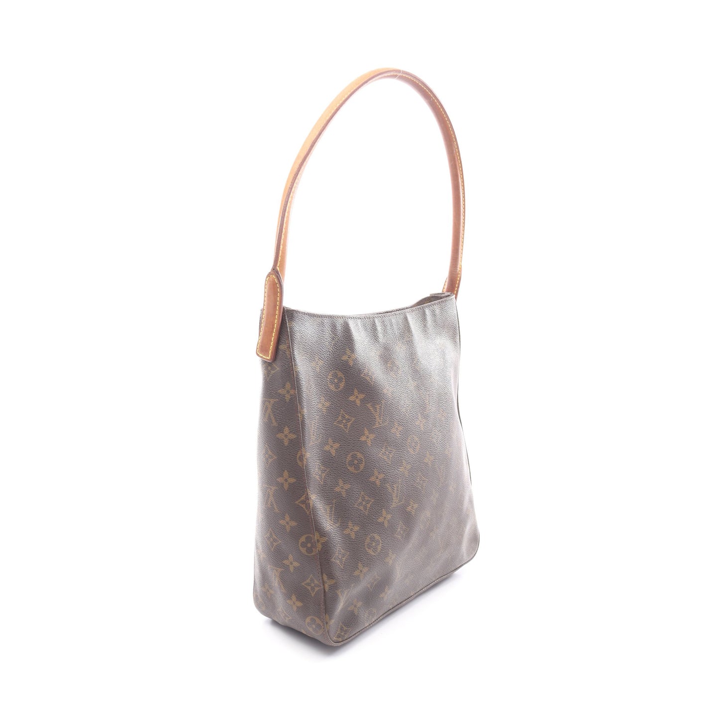 ルーピングGM モノグラム ショルダーバッグ PVC レザー ブラウン ルイヴィトン バッグ LOUIS VUITTON