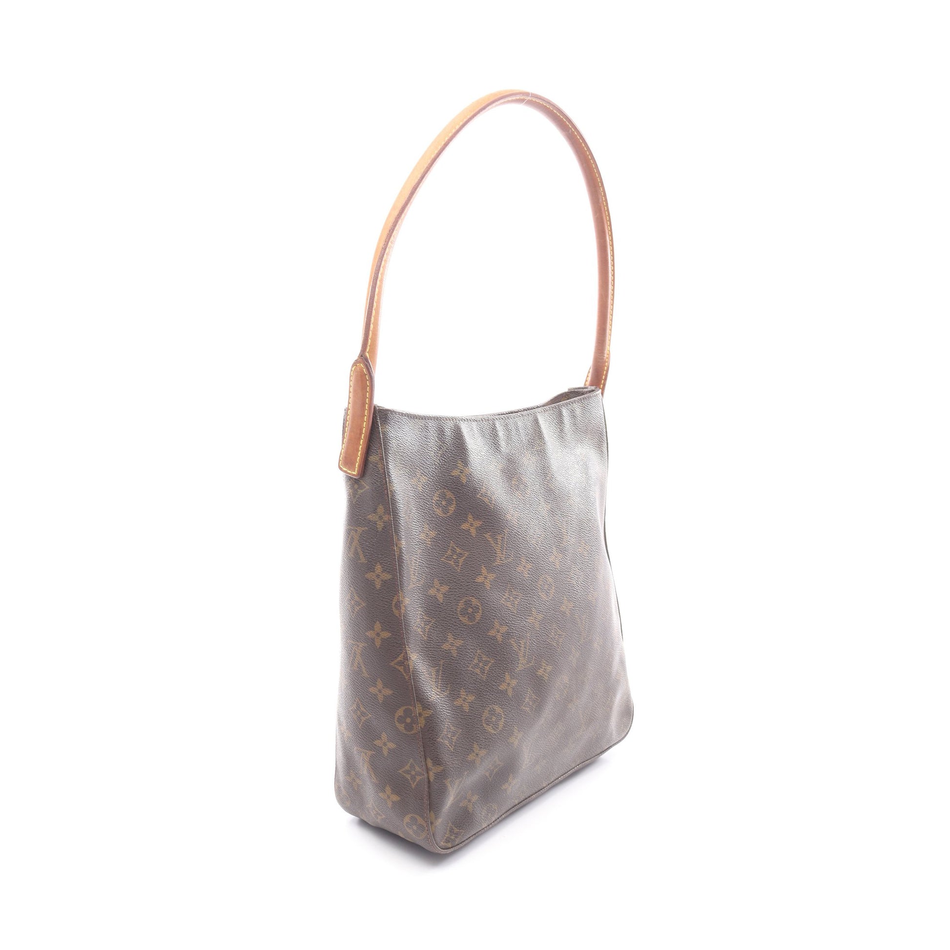 ルーピングGM モノグラム ショルダーバッグ PVC レザー ブラウン ルイヴィトン バッグ LOUIS VUITTON