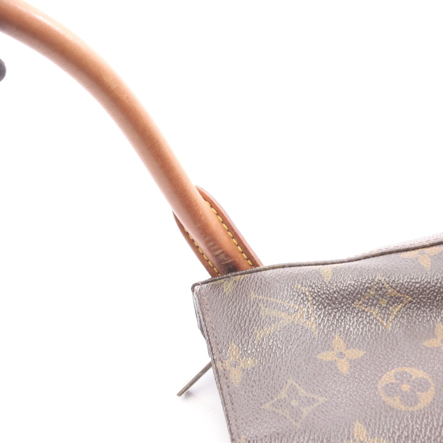 ルーピングGM モノグラム ショルダーバッグ PVC レザー ブラウン ルイヴィトン バッグ LOUIS VUITTON
