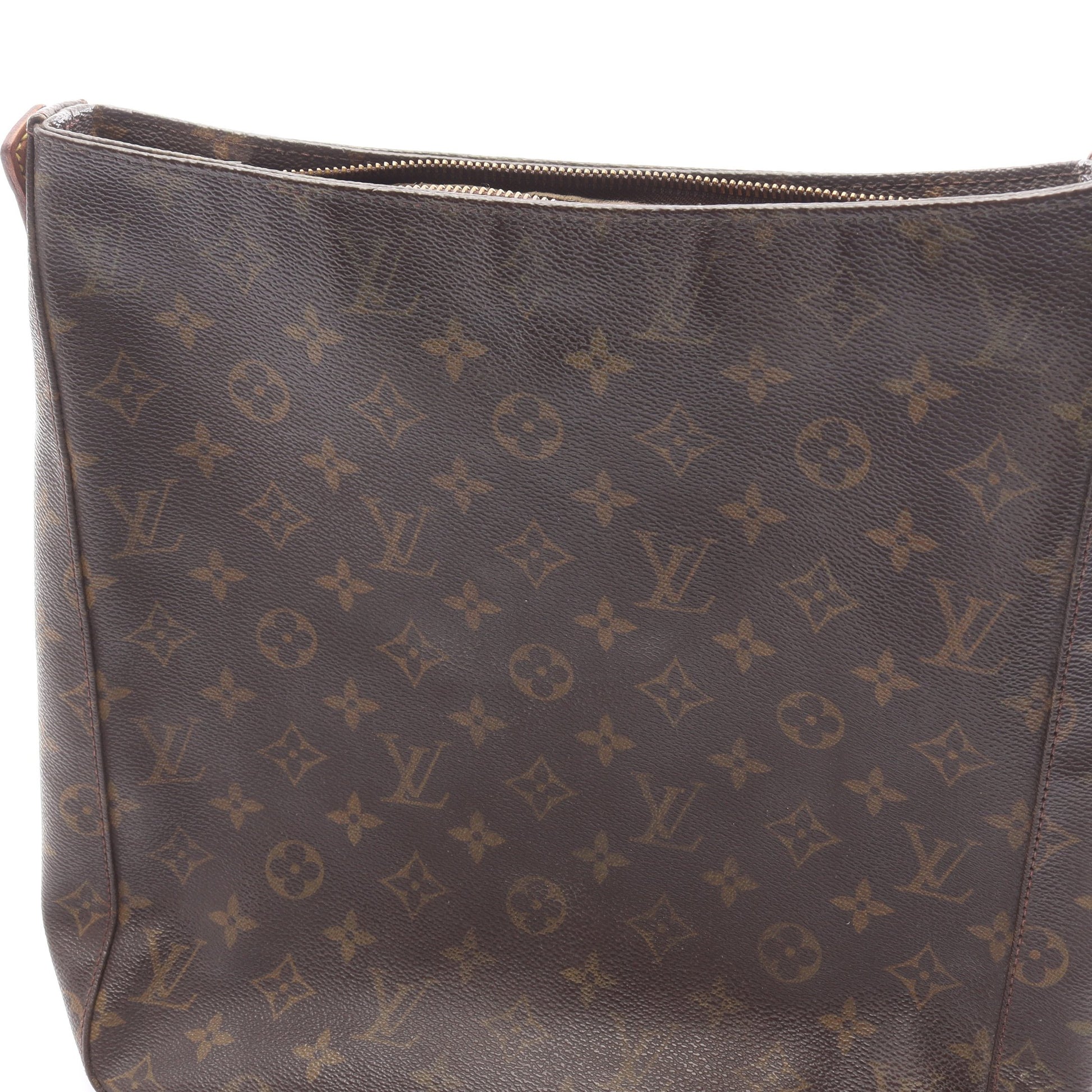 ルーピングGM モノグラム ショルダーバッグ PVC レザー ブラウン ルイヴィトン バッグ LOUIS VUITTON