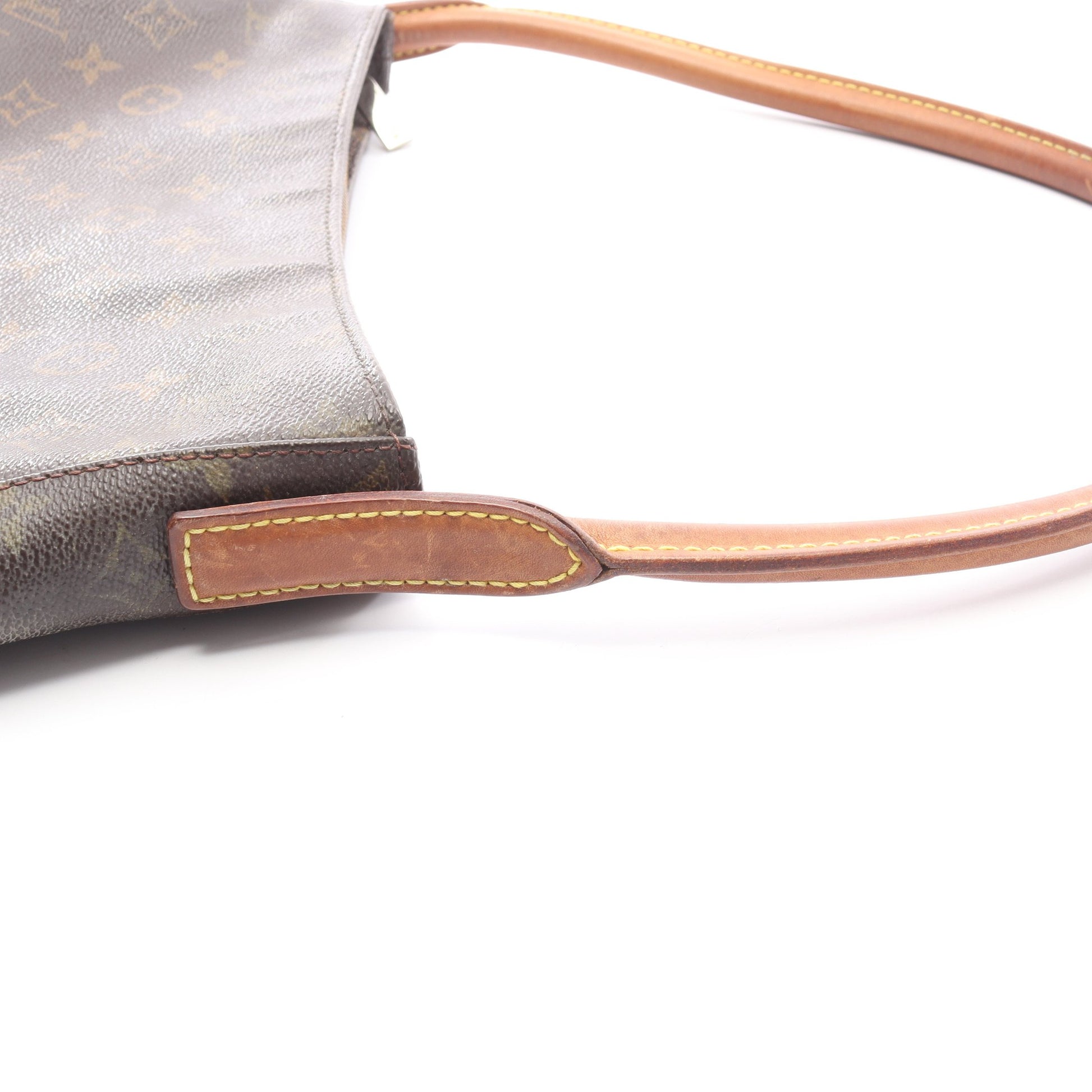 ルーピングGM モノグラム ショルダーバッグ PVC レザー ブラウン ルイヴィトン バッグ LOUIS VUITTON