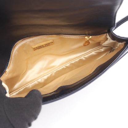 イントレチャート ショルダーバッグ レザー ネイビー ボッテガヴェネタ バッグ BOTTEGA VENETA