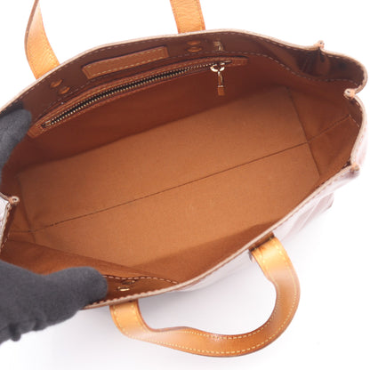 リードPM モノグラムヴェルニ ハンドバッグ レザー ブロンズ ルイヴィトン バッグ LOUIS VUITTON