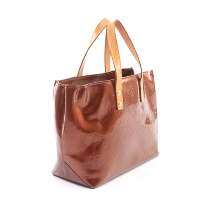リードPM モノグラムヴェルニ ハンドバッグ レザー ブロンズ ルイヴィトン バッグ LOUIS VUITTON