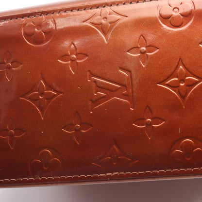 リードPM モノグラムヴェルニ ハンドバッグ レザー ブロンズ ルイヴィトン バッグ LOUIS VUITTON