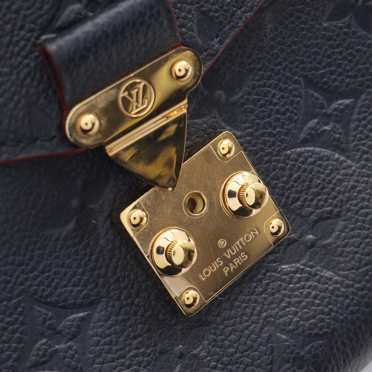 ポシェット メティス モノグラムアンプラント マリーヌルージュ 2WAY ハンドバッグ レザー ネイビー ルイヴィトン バッグ LOUIS VUITTON