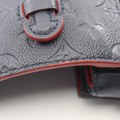ポシェット メティス モノグラムアンプラント マリーヌルージュ 2WAY ハンドバッグ レザー ネイビー ルイヴィトン バッグ LOUIS VUITTON