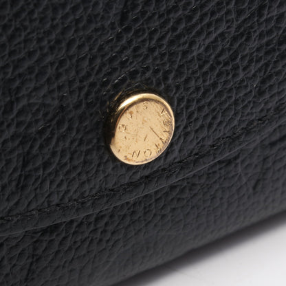 ポルトモネ ロザリ モノグラムアンプラント ノワール コインケース レザー ブラック ルイヴィトン 財布・小物 LOUIS VUITTON