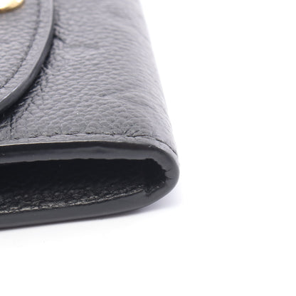 ポルトモネ ロザリ モノグラムアンプラント ノワール コインケース レザー ブラック ルイヴィトン 財布・小物 LOUIS VUITTON