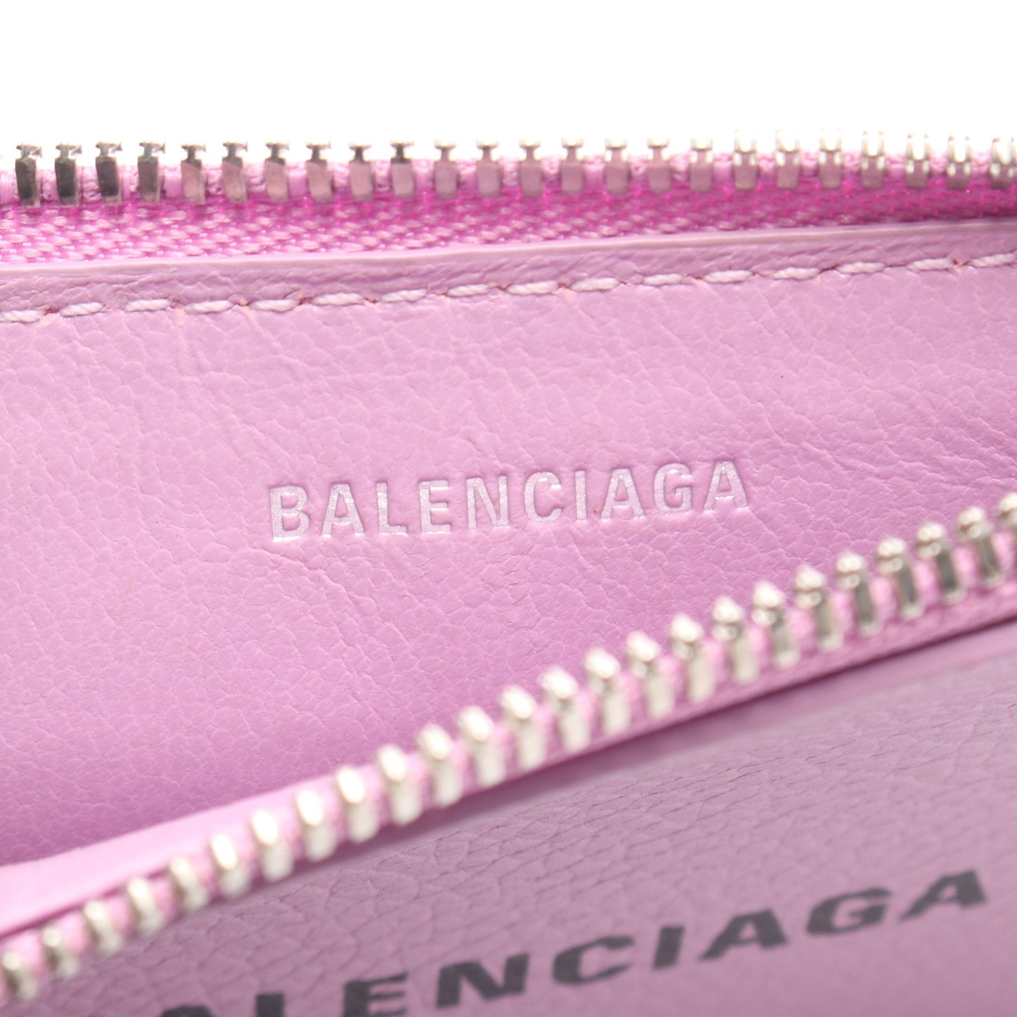 CASH ロング カードケース コインケース レザー ピンク バレンシアガ 財布・小物 BALENCIAGA