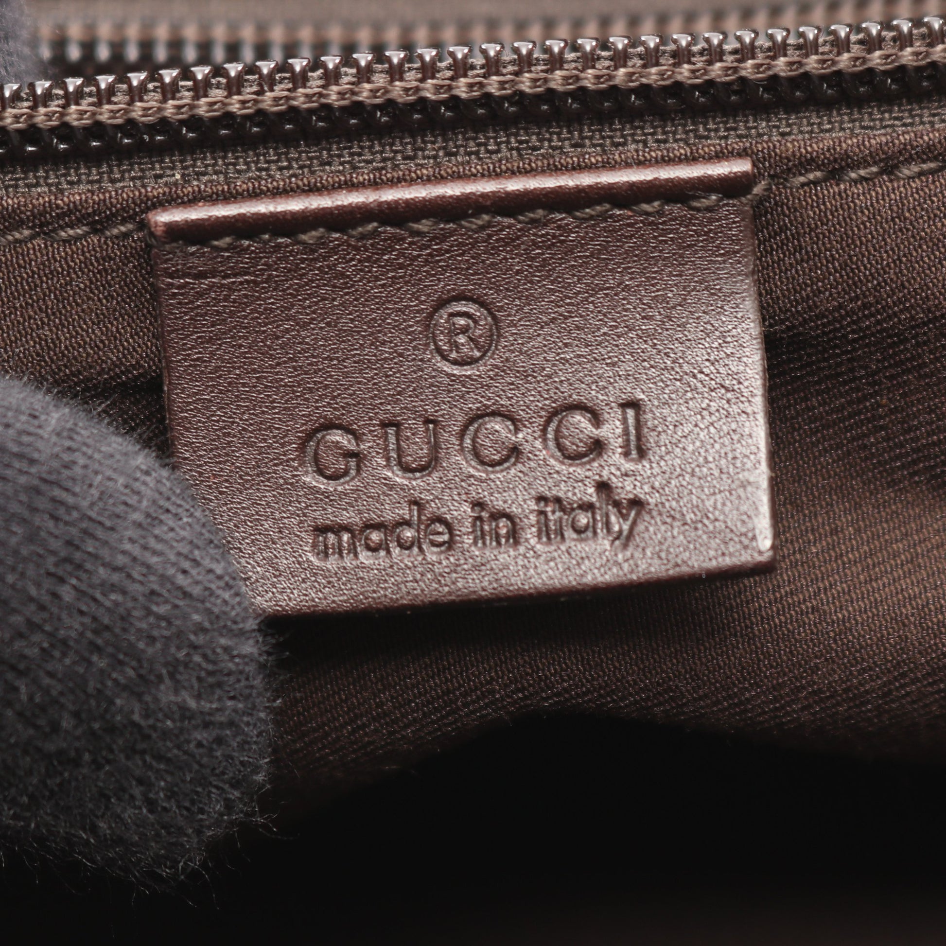 GGキャンバス ショルダーバッグ キャンバス レザー ベージュ ダークブラウン グッチ バッグ GUCCI