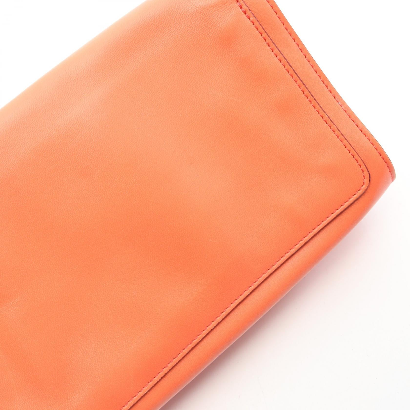 ELLE エル チェーンショルダーバッグ レザー オレンジ クロエ バッグ Chloe
