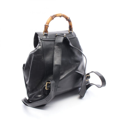 バンブー バックパック リュックサック レザー ブラック グッチ バッグ GUCCI