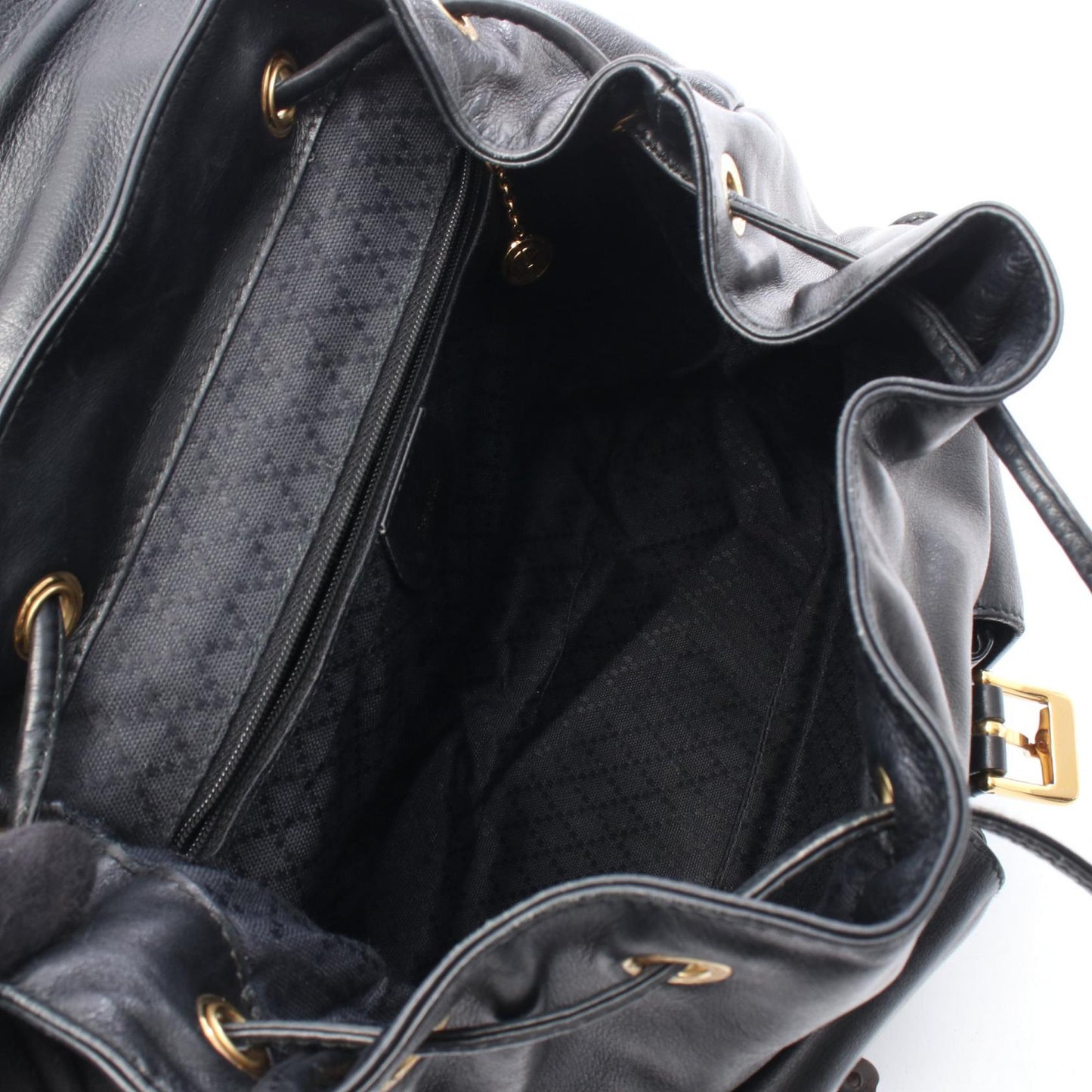 バンブー バックパック リュックサック レザー ブラック グッチ バッグ GUCCI