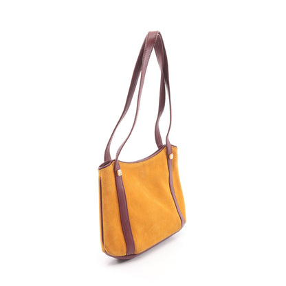アナグラム ショルダーバッグ トートバッグ スエード レザー オレンジイエロー ボルドー ロエベ バッグ LOEWE