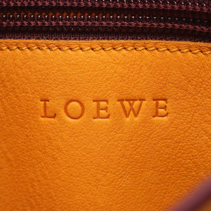 アナグラム ショルダーバッグ トートバッグ スエード レザー オレンジイエロー ボルドー ロエベ バッグ LOEWE