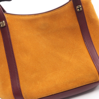 アナグラム ショルダーバッグ トートバッグ スエード レザー オレンジイエロー ボルドー ロエベ バッグ LOEWE