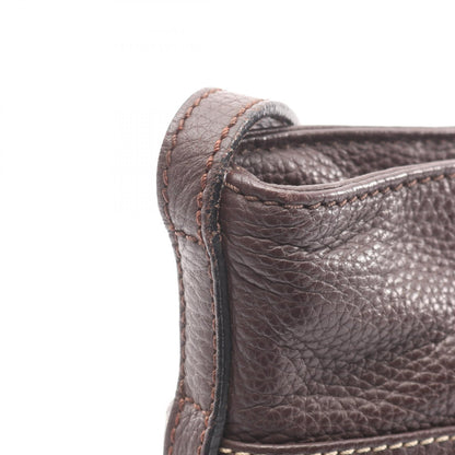 ショルダーバッグ レザー ブラウン ロエベ バッグ LOEWE
